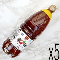 불로 참맛기름, 1.8L, 5개