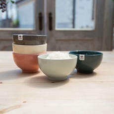 검트리 시드니 국산 도자기 밥공기 밥그릇, 1개, 크림블루