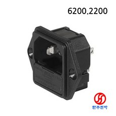 SCHURTER IEC INLET C18 6200.2200(1-pole) HJ-00884, fuse wout(몸체만), 1개