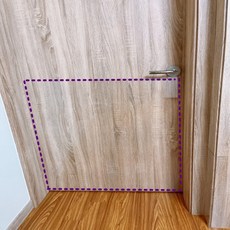토다토바 강아지 문긁음방지PET 필름 벽지보호용 현관문스크래칭보호용 마킹방지용 낙서방지, 1개, 830mmx900mm(방문용)