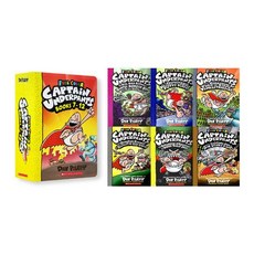 Captain Underpants #7~#12 Box Set (Color Edition):캡틴 언더팬츠, Scholastic, Captain Underpants #7~#12 Bo.., Dav Pilkey(저),Scholastic..