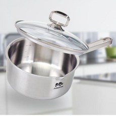 유니비비 주방 용 구조로 열전도율이 6만원대 선물 빠릅니다 편수냄비 18cm 소스팬 E-1562881, 실버