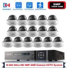 영어 설명서 HD-TVI AHD 16CH 1080P 5MP DVR 키트 5MP 보안 카메라 시스템 16*5.0MP 일일 야간 CCTV 홈 보안 키트 4TB HDD, 없다, 16채널 dvr 16개의 캠, 1개 - dvr16ch