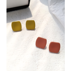 골든듀라운드하트귀고리