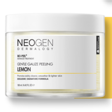 NEOGEN 네오젠 바이오 필 젠틀 거즈 필링 레몬 190ml 30매 first essence 10ml gift