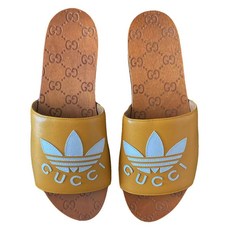 GUCCI 구찌 x 아디다스 GG 클로그 샌들 뮬 슬리퍼 707286 D3VF0 7660