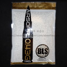 0.43g BLS 정밀 비비탄 BB탄 중량탄 (화이트) 1kg 약2325발 Precision BBs White 1kg, 1개