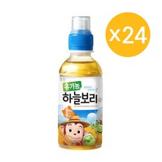 웅진 유기농 하늘보리차, 보리차, 200ml, 24개