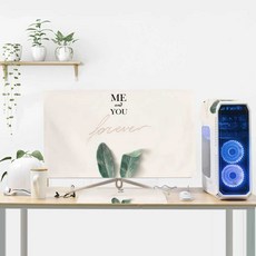 모니터커버 화면 덮개 데스크탑 먼지보호 먼지커버 가림막 가리개 27인친 32인치, 1. A타입 27인치, 1개