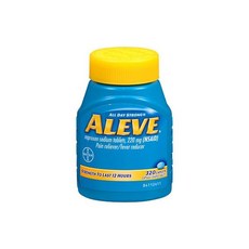 Aleve All Day Strong Pain/Fever Reducer Naproxen Sodium 정 220 Mg (Nsaid) - 320 Caplets, 1개