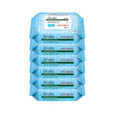 닥터아토 손 & 입 전용티슈 휴대형 60평량, 60g, 20개입, 6개