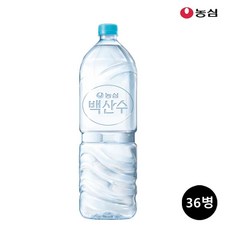 백산수 무라벨 2L X 36개 천연암반수 생수 지하수 먹는샘물 깨끗한물 안전한물 미네랄워터