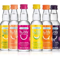 sodastream bubly Drops 6 Flavor Smiles Variety Pack 8 Fl Oz (Pack of 6) null, 1