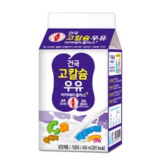 건국우유 가정배달 건국 고칼슘 우유 아카데미 플러스 450ml (주4회/4주)