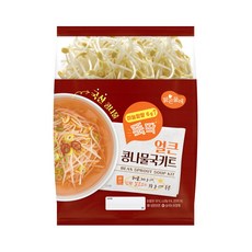 맑은물에 국산콩 뚝딱 얼큰 콩나물국키트 338g, 1개