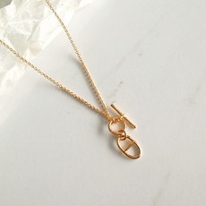 92.5실버 16k도금 샹달 목걸이