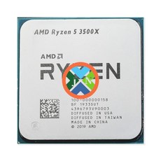 AMD Ryzen 5 3500X R5 3500X 3.6 GHz 6 코어 6 스레드 CPU 프로세서 7NM 65W L3 = 32M 00 00000058 소켓 AM, 한개옵션0 - 라이젠3500x