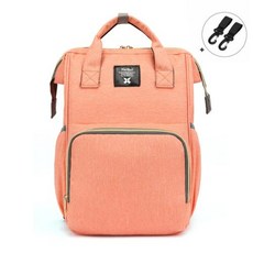 기저귀가방 아기 방수 배낭 패션 엄마 출산 어머니 브랜드 교환 엄마용 간호, 8) TQ02-Orange pink