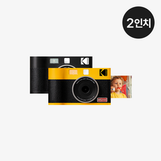 [신제품] 코닥 미니샷 2 ERA 폴라로이드 카메라 + 카트리지 8매, MS200 (블랙), 1세트