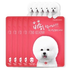 아트박스/피움 피움 비숑을 찾아라 모공 각질 버블 클렌징 마스크 5매, 본품