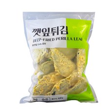 농우 깻잎튀김 (냉동) 1KG, 1개