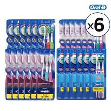 오랄비 치석 구취 토탈케어 부드러운 칫솔 모음 3입 x 6개 (총 18개), 클레식 울트라클린 칫솔 3P x 6개