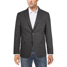 [타미힐피거][남성]자켓/패딩Mens Modern-Fit Gray/Navy Check Sport Coat