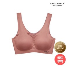 크로커다일 프리미엄 모달스킨 V넥 감탄브라 브라운 CDWBR2P53T 272959