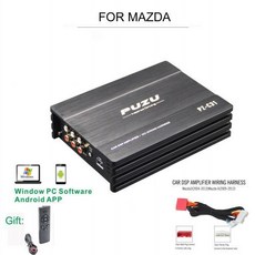[해외] PUZU 자동차 DSP 앰프 오디오 신호 프로세서 디지털 앰프 음악 EQ 튜닝 고출력 4X150 W FOR MAZDA 3 6 CX 5 21 기타, 상세내용표시