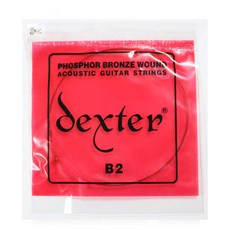 Dexter 덱스터통기타 낱현 2번줄 B-2 (2번줄) string, 단품
