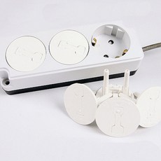 220V 안전 커버 6p 감전예방 전기스위치커버 콘센트, 1개