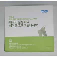 애터미 슬림바디 쉐이크 2.0 그린티새싹, 1개, 60g