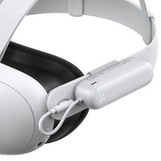 VIYISI Meta Quest 3 및 2용 배터리 팩 장시간 플레이를 위한 5000mAh 파워뱅크 Oculus Original Elite 스트랩과 호환되는 경량 VR 충전