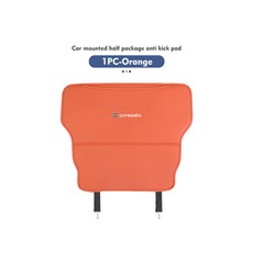 자동차 킥 패드 가죽 시트 백 보호대 스크래치 방지 매트 시트로엥 점퍼 Celysee Cactus Picasso Aircr Saxo Grand, orange-1PCS, 오렌지, 1개
