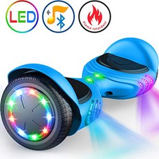 TOMOLOO Hoverboard with Bluetooth Speaker UL2272 Certified Self Balancing Electric Scooter 6.5” Tw, 1