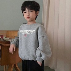 느엘 유아용 주니어용 샌프란긴팔겨울맨투맨