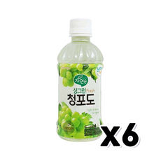 자연은 싱그런청포도 페트주스음료 340ml x 6개 (무료배송)