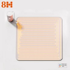 온열담요 USB전기담요 스마트 온수 난방 Mijia 앱 원격 타이밍 진드기 방지 및 항균 전기 담요에 8H 무소음 400W, 2.EU - 140x200CM