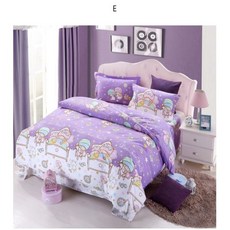 산리오침대커버여름