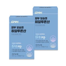 GNM 피부 보습엔 히알루론산 / 먹는 히알루론산, 2박스, 30정