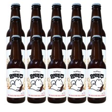 강아지맥주 개술 트릿테이블 멍맥주, 15병, 220ml, 강아지 맥주