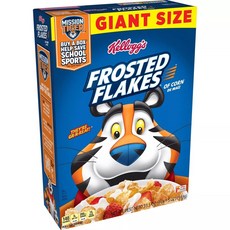 [미국직배송]켈로그 프로스트 플레이크 시리얼 (사이즈옵션) Kellogg's Frosted Flakes Breakfast Cereal, 949g, 1개