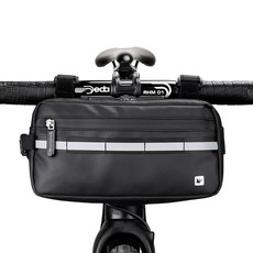 라이노워크 X20990 자전거 핸들가방 3L 멀티 프레임 핸들바 가방, 블랙
