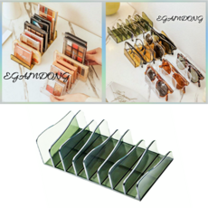 화장품 원목박스
  이감동 화장대 정리 아이새도우 보관 선글라스 안경 수납 거치대 1+1+1 3개 올리브 그린 