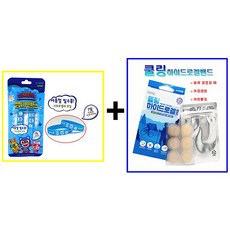 슈퍼잭 썸머밴드 2개입 x 2개 + 벌레 물린 곳에 붙이는 쿨링 하이드로 겔밴드 1개