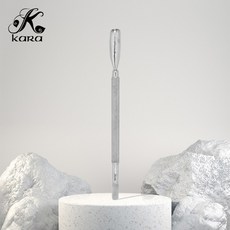 카라 듀얼 큐티클 푸셔 큐티클관리 손톱정리, 1개, 실버