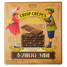 노브랜드 초코피넛 크레페 180g, 3개