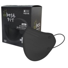 2D 베스트핏 마스크 이제스 라이프웨이 황사방역 KF94 새부리형 얼굴 작아보이는 작은얼굴 화이트 블랙 50매