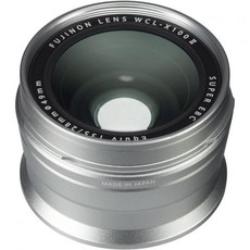 Fujifilm Fujinon 와이드 Conversion Lens for X100 시리즈 카메라 실버 (WCL-X100 S II) B01N24EAV5, Silver