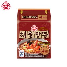 오뚜기 해물짬뽕 멀티팩 120g x 4개입, 1개